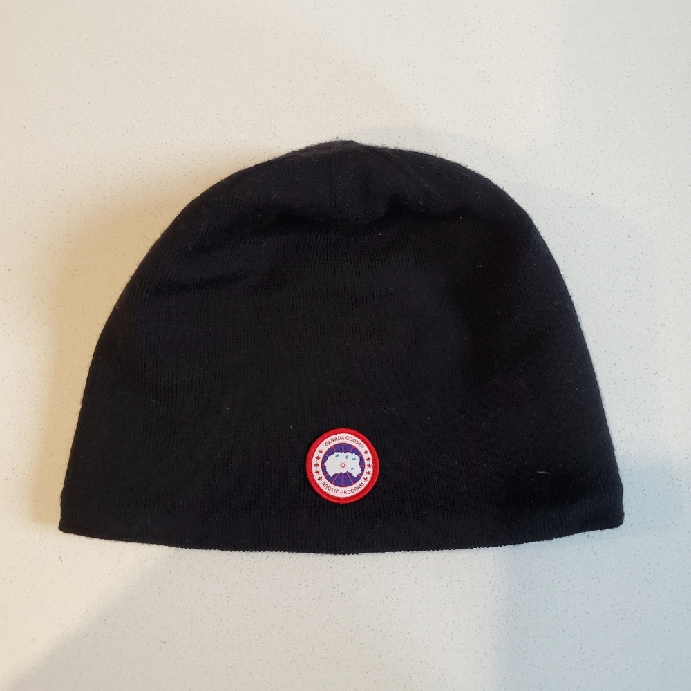 Canada Goose Wool Beanie, Black NWOT